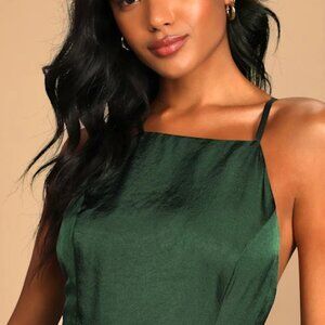 Lulu's Emerald Green Maxi Dress